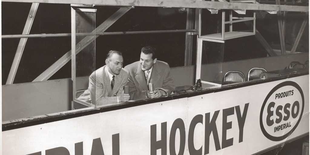 1952: Danny Gallivan is named the play-by-play voice of the Montreal Canadiens