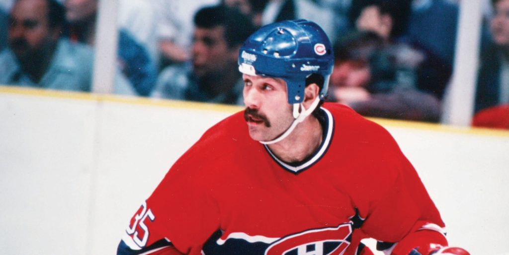 1986: Mike McPhee of River Bourgeois wins the Stanley Cup with the Montreal Canadiens