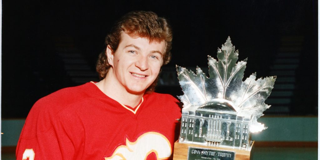 1989: Al MacInnis wins the Conn Smythe Trophy as playoff MVP as the Flames win the Stanley Cup