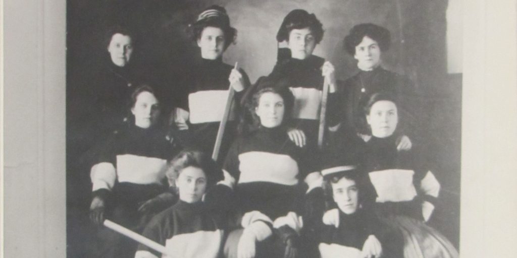 Late 1800’s: Women Begin to play hockey